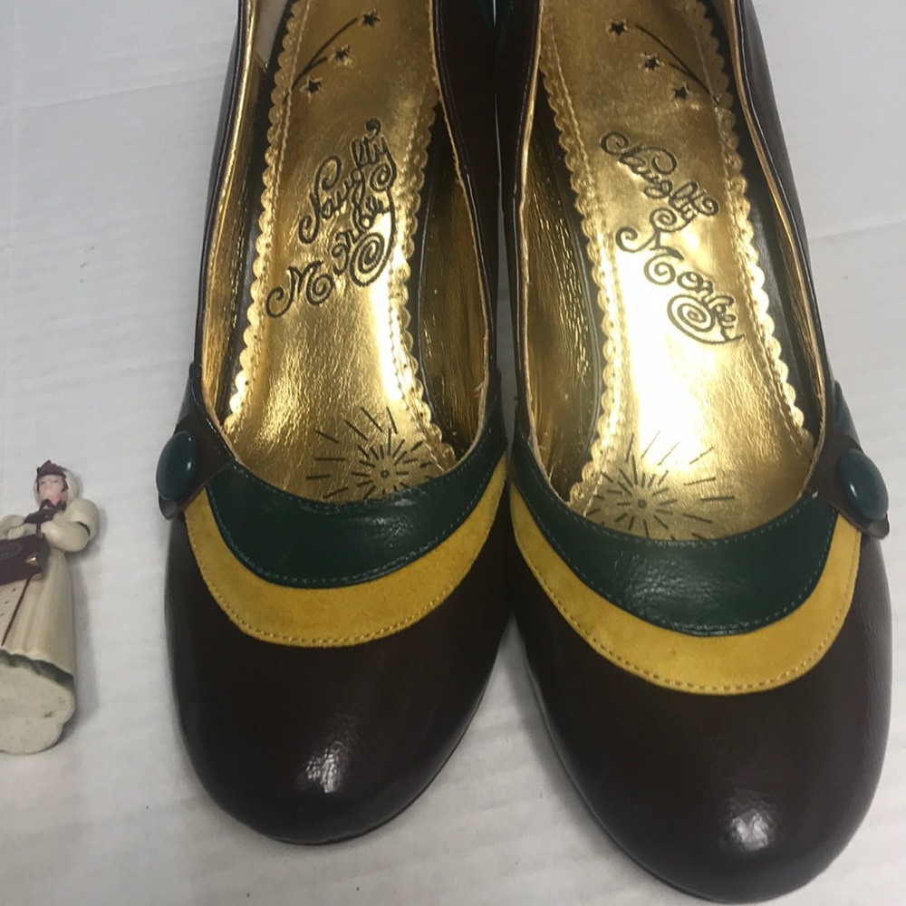 Naughty Monkey button heels